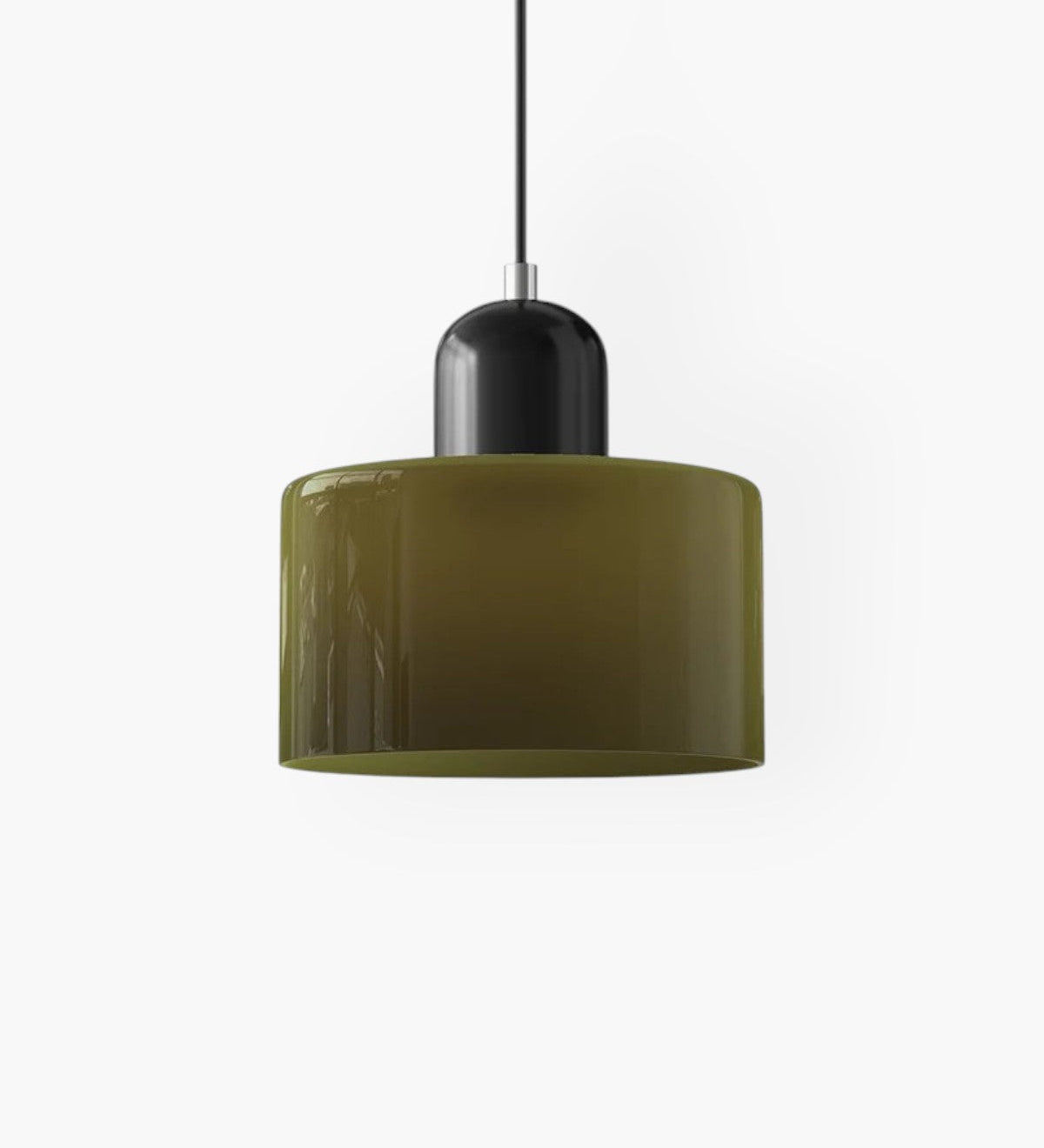 Modern Glass Cylinder Pendant 1-Light Lasson Living