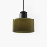 Modern Glass Cylinder Pendant 1-Light Lasson Living