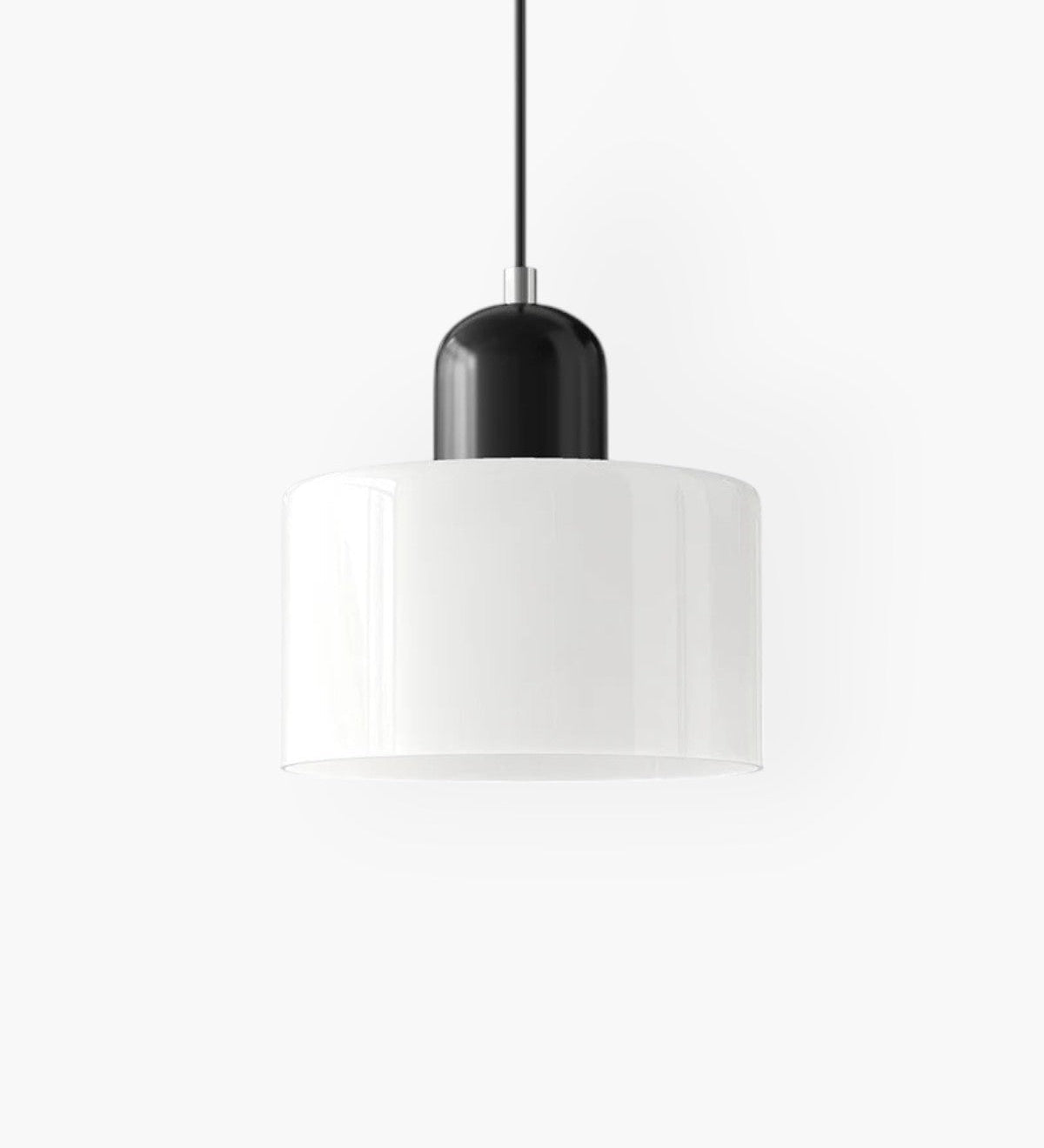 Modern Glass Cylinder Pendant 1-Light Lasson Living