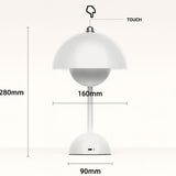 Modern Dome Wireless LED Table Lamp 1-Light