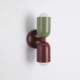 Modern Metal Cylinder LED Wall Sconce 2-Light