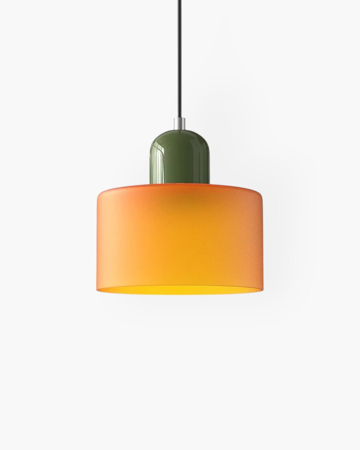 Modern Glass Cylinder Pendant 1-Light Lasson Living
