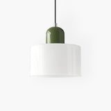 Modern Glass Cylinder Pendant 1-Light Lasson Living