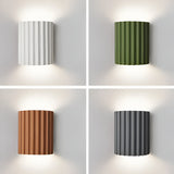 Nordic Resin Striped Wall Sconce LED 1-light