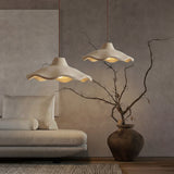 Japanese Vintage Cement Flower Pendant Light | 1-Light