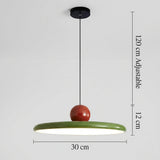 Modern Disc LED Plug-in Pendant Light 1-Light Lasson Living