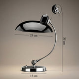 Modern Bauhaus Dome Table Lamp | 1-Light Lasson Living