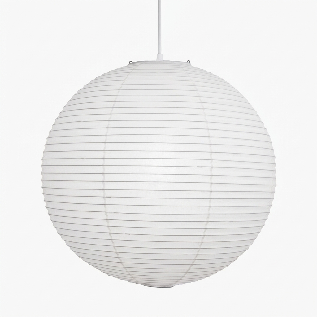 Japanese Washi Paper Globe Pendant Light 1-Light Lasson Living