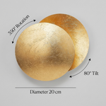 Modern Round LED Wall Light 1-Light Lasson Living