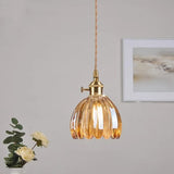 Japanese Glass Flower Pendant 1-Light Lasson Living