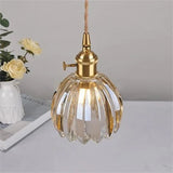 Japanese Glass Flower Pendant 1-Light Lasson Living