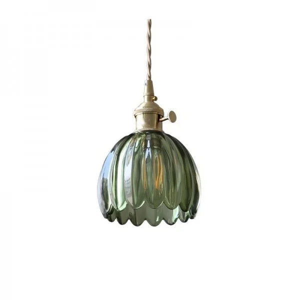 Japanese Glass Flower Pendant 1-Light Lasson Living