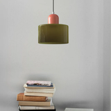 Modern Glass Cylinder Pendant 1-Light Lasson Living