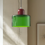 Modern Glass Cylinder Pendant 1-Light Lasson Living