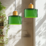 Modern Glass Cylinder Pendant 1-Light Lasson Living
