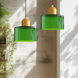 Modern Glass Cylinder Pendant 1-Light Lasson Living