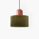 Modern Glass Cylinder Pendant 1-Light Lasson Living