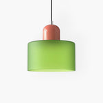 Modern Glass Cylinder Pendant 1-Light Lasson Living