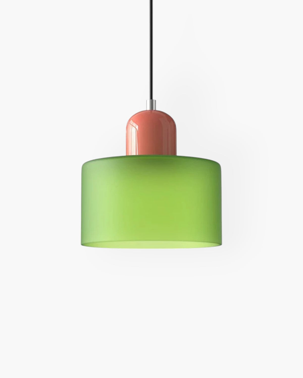 Modern Glass Cylinder Pendant 1-Light Lasson Living