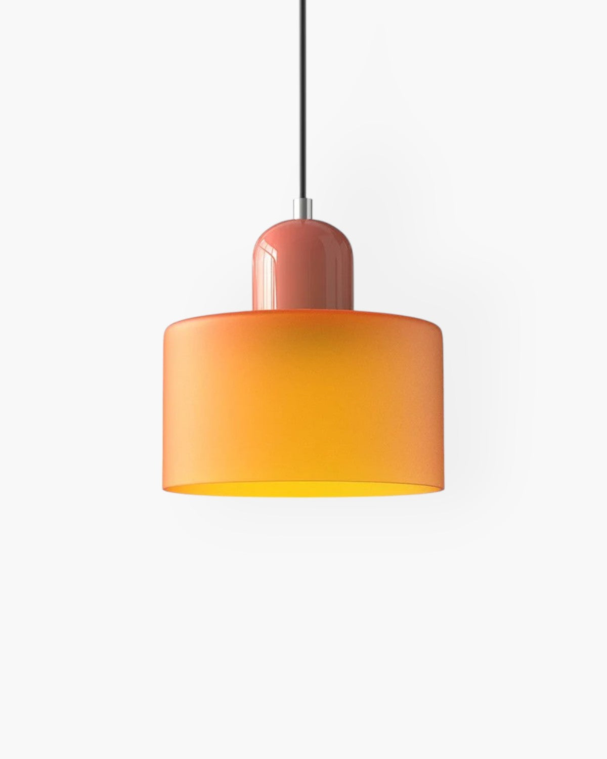 Modern Glass Cylinder Pendant 1-Light Lasson Living