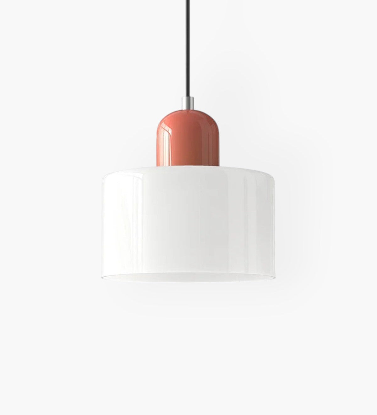 Modern Glass Cylinder Pendant 1-Light Lasson Living