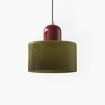 Modern Glass Cylinder Pendant 1-Light Lasson Living