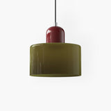 Modern Glass Cylinder Pendant 1-Light Lasson Living