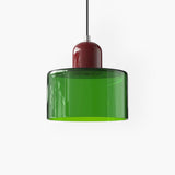 Modern Glass Cylinder Pendant 1-Light Lasson Living