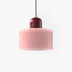 Modern Glass Cylinder Pendant 1-Light Lasson Living