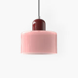Modern Glass Cylinder Pendant 1-Light Lasson Living