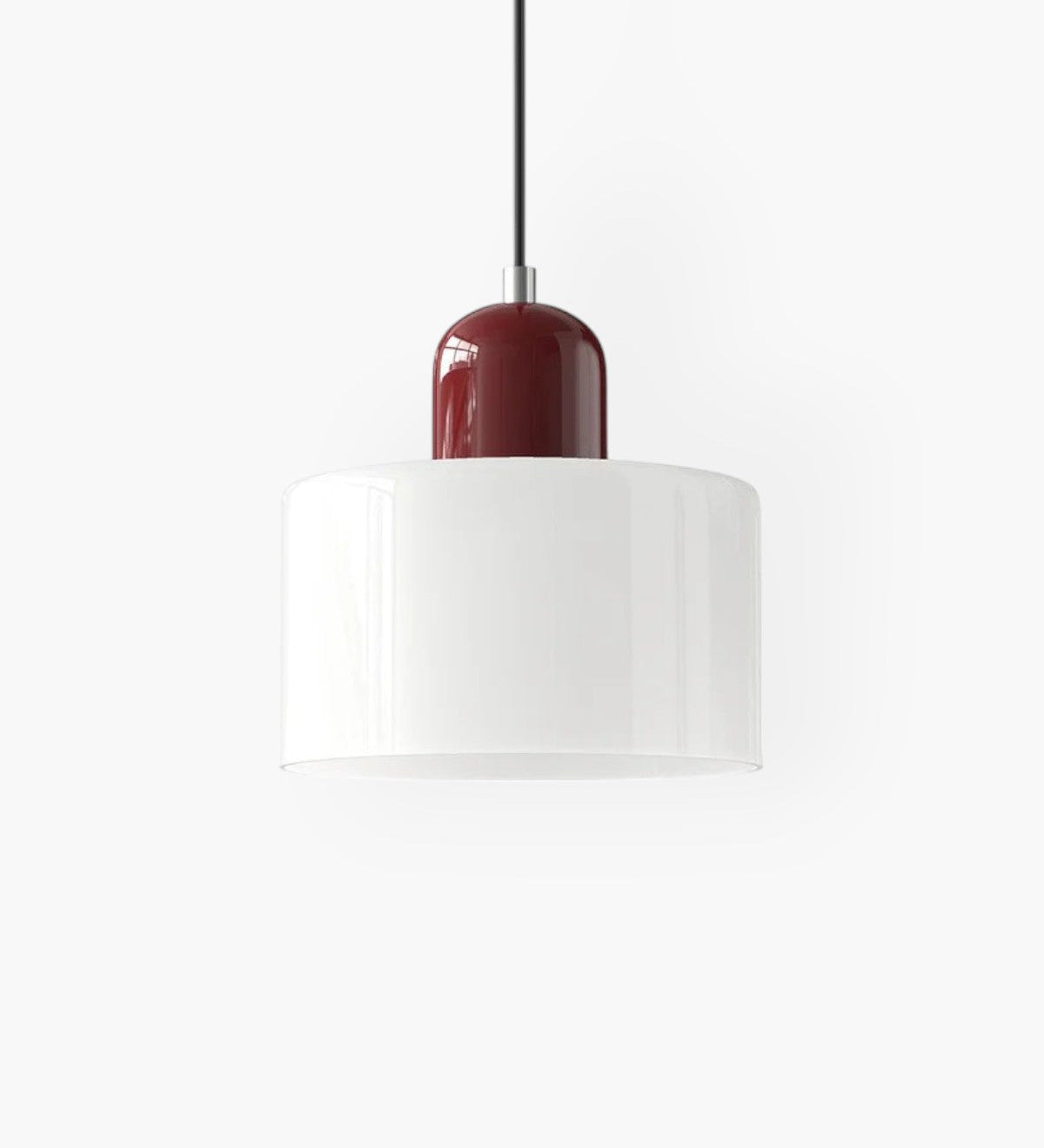 Modern Glass Cylinder Pendant 1-Light Lasson Living