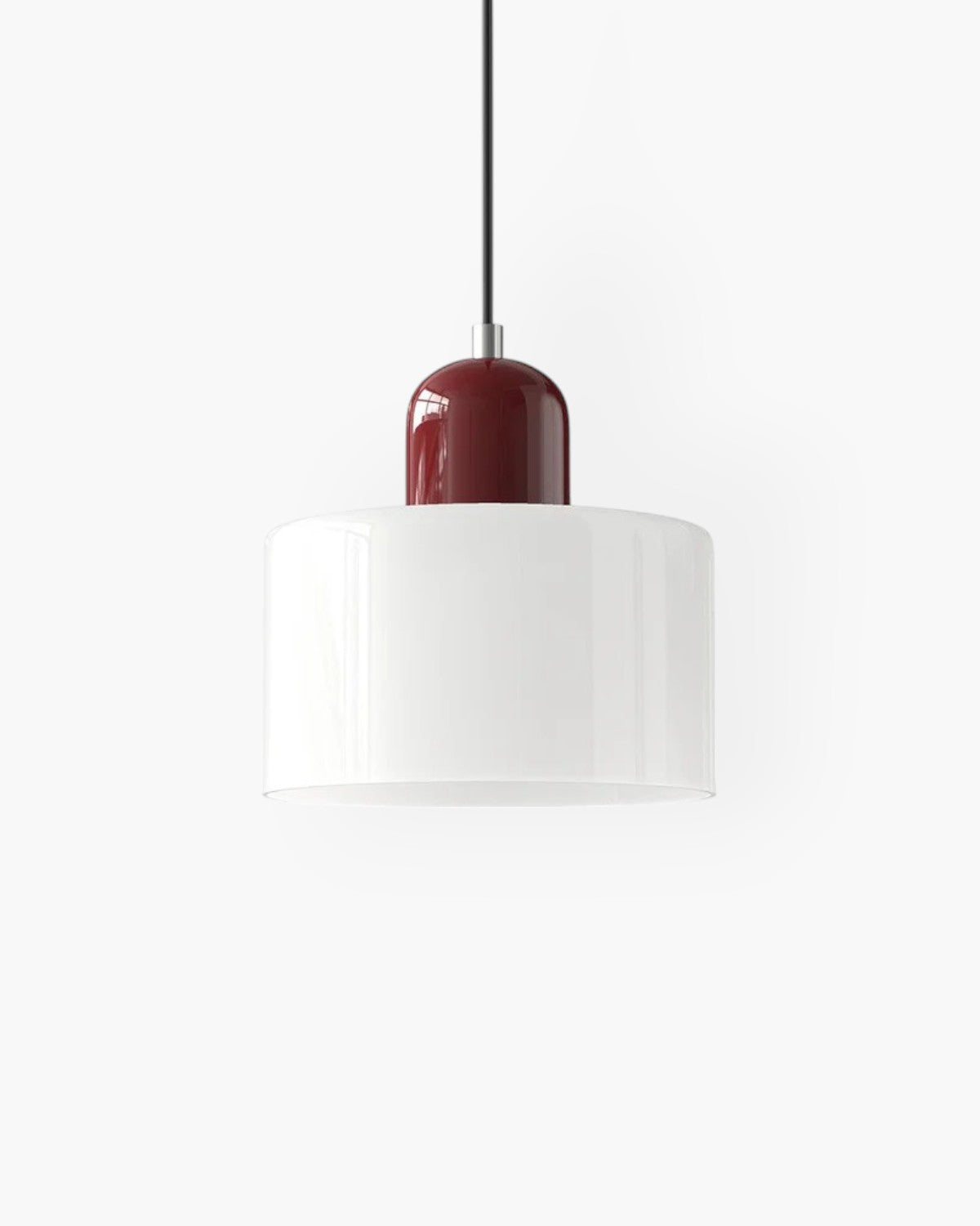 Modern Glass Cylinder Pendant 1-Light Lasson Living