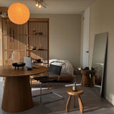 Japanese Washi Paper Globe Pendant Light 1-Light