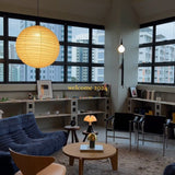 Japanese Washi Paper Globe Pendant Light 1-Light