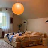 Japanese Washi Paper Globe Pendant Light 1-Light