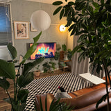 Japanese Washi Paper Globe Pendant Light 1-Light