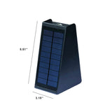 Modern Solar LED Up and Down Wall Light | 1-Light