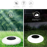 Modern Glass Round Solar Floating LED 1-Light