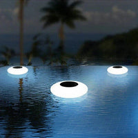 Modern Glass Round Solar Floating LED 1-Light