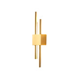 Modern Minimalist Brass Linear Wall Sconce LED 1-Light