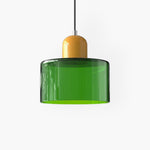 Modern Glass Cylinder Pendant 1-Light Lasson Living