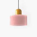 Modern Glass Cylinder Pendant 1-Light Lasson Living