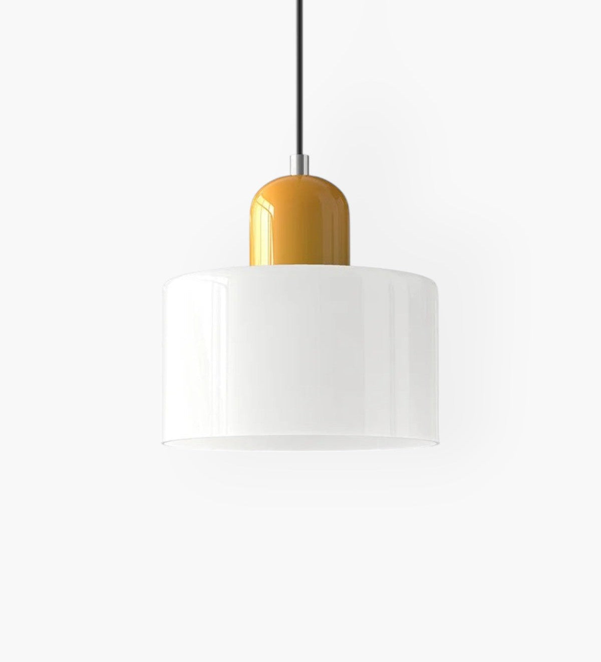 Modern Glass Cylinder Pendant 1-Light Lasson Living