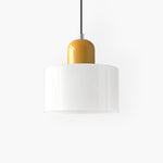 Modern Glass Cylinder Pendant 1-Light Lasson Living