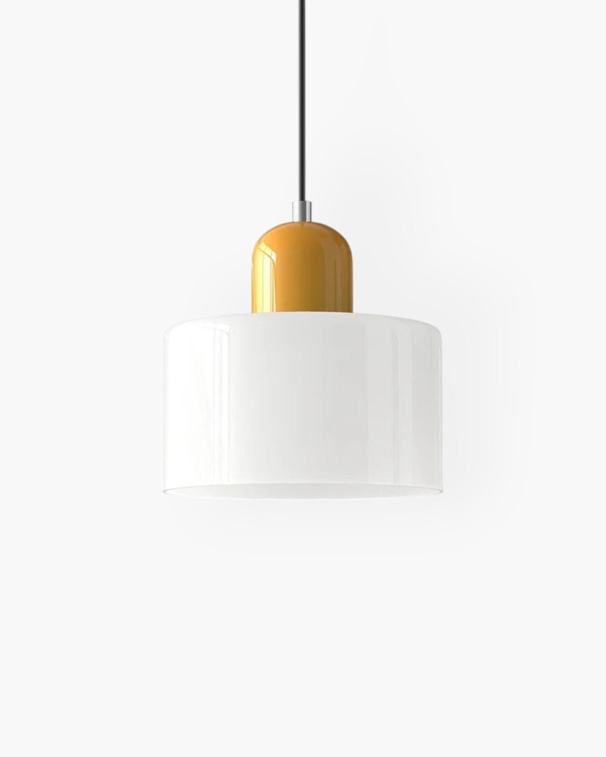 Modern Glass Cylinder Pendant 1-Light Lasson Living
